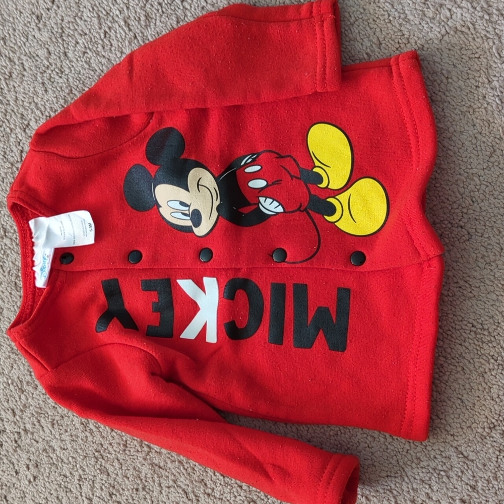 12M Disney Baby Mickey Mouse Outfit